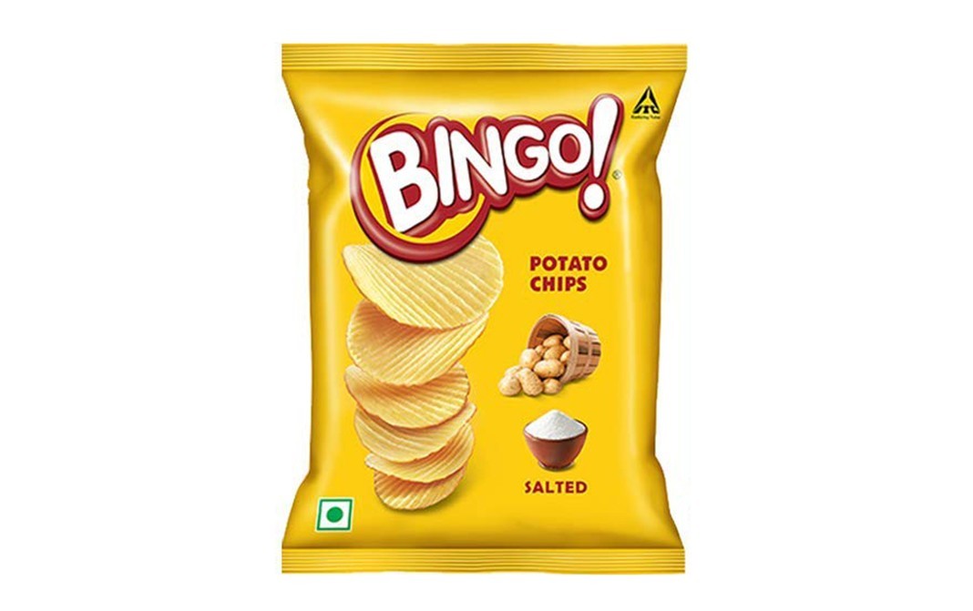 Bingo Potato Chips Salted   Pack  52 grams